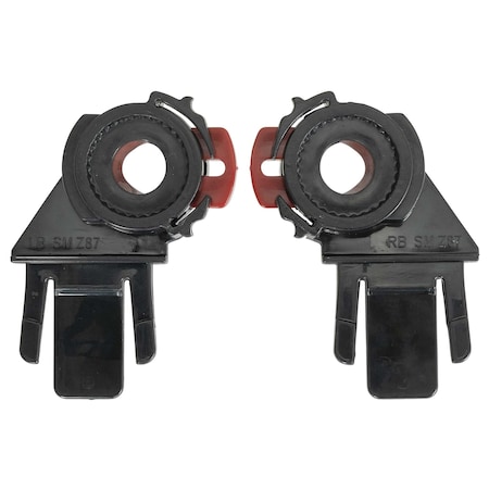 Jackson Safety Hard Hat Inter System, SC6 Repl Blades, SC-6, Slotted Hard Hat Adapter, Black 39476